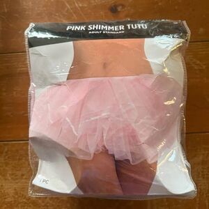 Pink shimmer tutu adult size